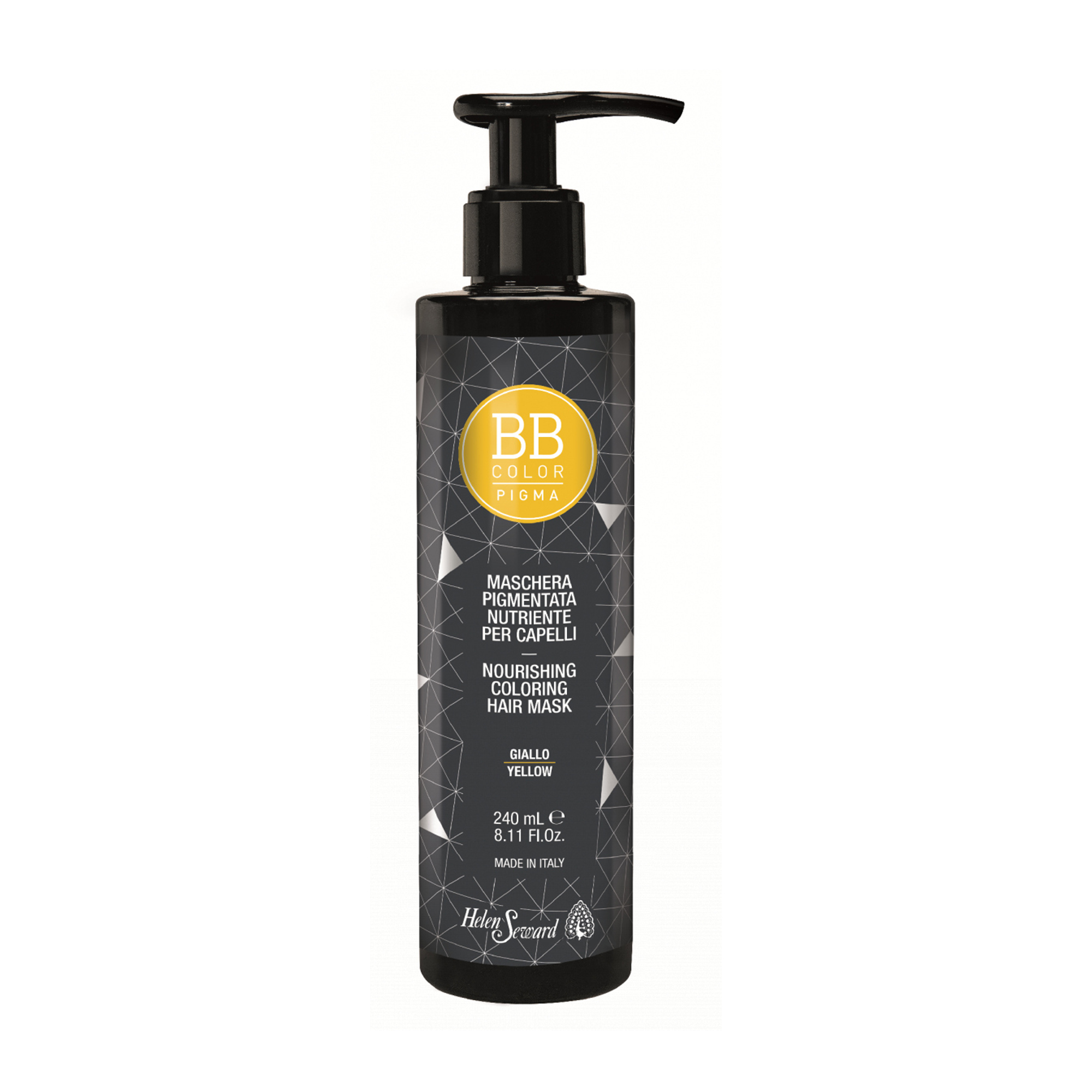 Живильна маска для волосся Helen Seward BB Color Pigma Nourishing Coloring Hair Mask для надання блиску, Yellow, 240 мл